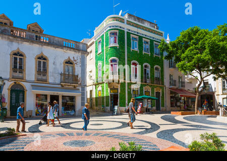 Stadtzentrum von Lagos, Algarve, Portugal, Europa Stockfoto