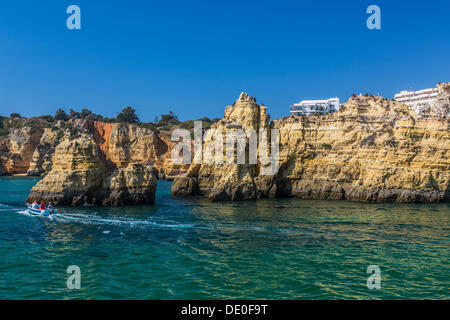 Praia Camilo, Lagos, Algarve, Portugal, Europa, Atlantik Stockfoto