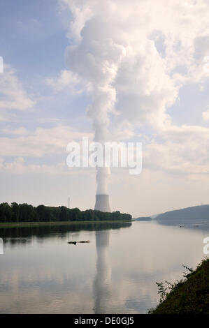 Isar I Atomkraftwerk in der Nähe von Landshut, Bayern, Niederbayern Stockfoto