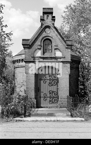 Ehemaligen Fluss Elbe Filtration Wasserfazilität Kaltehofe aus dem Jahr 1893, Hamburg. Stockfoto