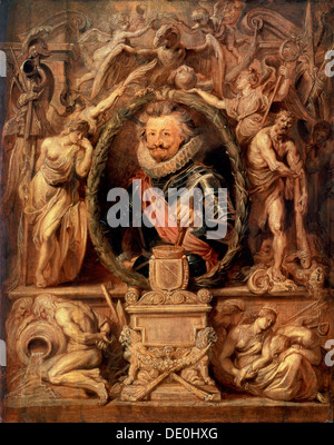 Porträt von Charles Bonaventure de Longueval, Comte de Bucquoy, (1571-1621), 1621.  Künstler: Rubens Stockfoto