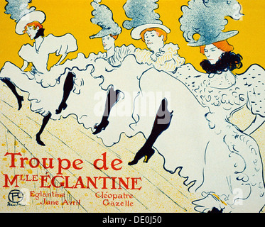 'La Troupe De Mlle Églantine', 1896. Künstler: Henri De Toulouse-Lautrec Stockfoto