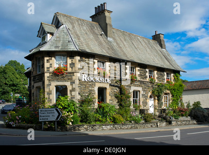 Rockside Guesthouse in der Stadt Windermere, Lake District National Park, Cumbria, England UK Stockfoto