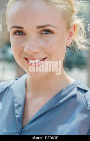 Junge Frau, Porträt Stockfoto
