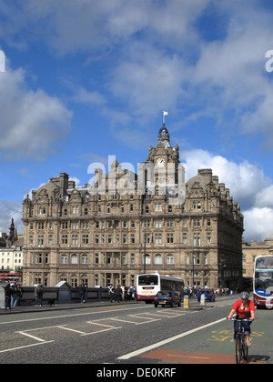 Balmoral Hotel, North Bridge, Edinburgh, Schottland, UK Stockfoto