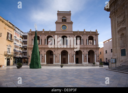 Palast-VII-April in Marsala in der Provinz von Trapani, Sizilien. Stockfoto