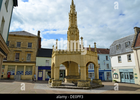 Marktplatz, Shepton Mallet, Somerset, England, Vereinigtes Königreich Stockfoto