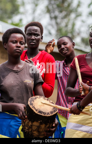 Menschen in Afrika Stockfoto