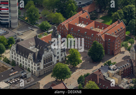 Antenne zu sehen, Rathaus, Gladbeck, Ruhrgebiet, Nordrhein-Westfalen Stockfoto