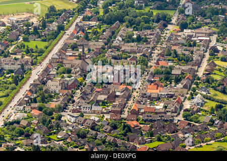 Luftaufnahme, Buederich, Wesel, Ruhrgebiet, Niederrhein, Nordrhein-Westfalen Stockfoto