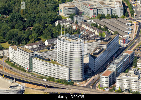 Luftaufnahme, Vodafone Campus Düsseldorf-Heerdt, Düsseldorf, Rheinland, Nordrhein-Westfalen Stockfoto