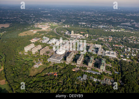 Luftaufnahme, Ruhr-Universität Bochum, RUB, Bochum, Ruhrgebiet, Nordrhein-Westfalen Stockfoto