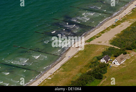 Luftaufnahme, Insel Hiddensee Stockfoto