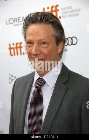 Toronto, Kanada. 09. September 2013. US-Schauspieler und Darsteller Mitglied Chris Cooper für das Screening von kommt "August: Osage County" während der 38th annual Toronto Film Festival, in Toronto, Kanada, 9. September 2013. Das Festival dauert bis zum 15. September. Foto: Hubert Boesl/Dpa/Alamy Live News Stockfoto