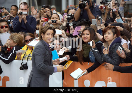 Toronto, Kanada. 09. September 2013. US-Schauspieler Dermot Mulroney für das Screening von kommt "August: Osage County" während der 38th annual Toronto Film Festival, in Toronto, Kanada, 9. September 2013. Das Festival dauert bis zum 15. September. Foto: Hubert Boesl/Dpa/Alamy Live News Stockfoto