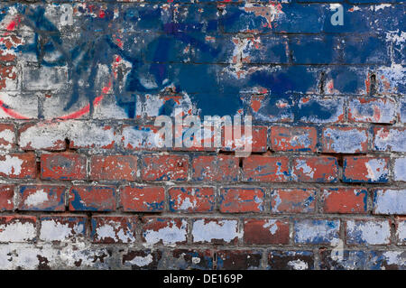 Gemauerte Wand, Frankfurt Am Main, Hessen, Deutschland Stockfoto