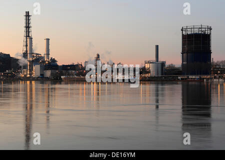 Standort der BASF in Ludwigshafen am Rhein, Rheinland-Pfalz Stockfoto