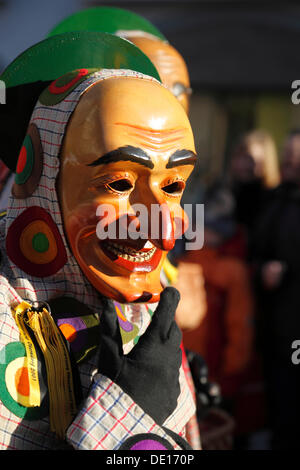 Oberdorfer Schantle, historische Narrensprung Karneval in Oberndorf am Neckar, Oberdorfer Fasnet Karneval Stockfoto