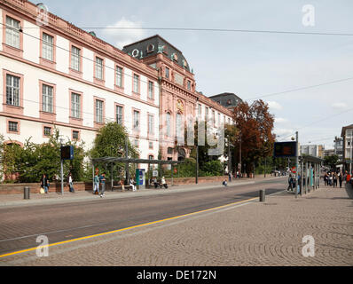 Herzoglichen Palast von Darmstadt, Aufnahme heute Bestandteil der University of Technology, TU Darmstadt, Darmstadt, Hessen Stockfoto