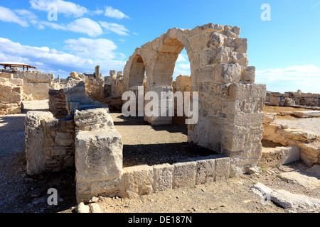 Zypern, Kourion, assyrische Ku-ri-i, antike griechische, lateinische, Curium, historischen, antiken Ausgrabungsstätte, Ruinen Stockfoto