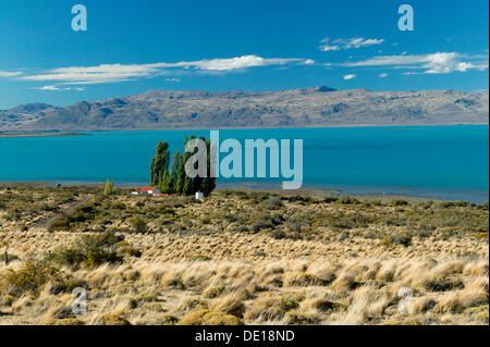 Lago Argentino, Cordillera, Nationalpark Los Glaciares, UNESCO-Weltkulturerbe, Provinz Santa Cruz, Patagonien, Argentinien Stockfoto