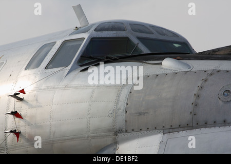 Turbo-Propeller strategische Bomber-Trägerrakete Tupolev Tu-95MS Bear Stockfoto