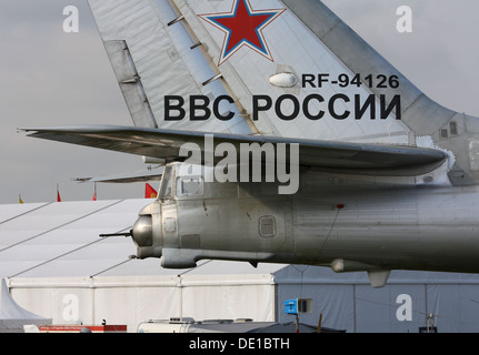 Turbo-Propeller strategische Bomber-Trägerrakete Tupolev Tu-95MS Bear Stockfoto