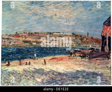 "Ufer an Saint-Mammès', 1884. Artist: Alfred Sisley Stockfoto