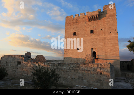 Zypern Kolossi Burg ist eine Hochburg außerhalb der Stadt Limassol, Lemesos, Limassol, gebaut im Jahr 1210 Stockfoto