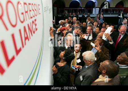 Leipzig, Deutschland, Gründungskonferenz der Progressiven Allianz Stockfoto