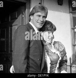 © Kelch Bilder. James Hunt und Sarah Lomax Marlborough 17.12.1983 Stockfoto