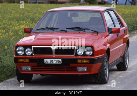 Lancia Delta Integrale Sport Auto 4 x 4 4WD der 1990er Jahre Stockfoto