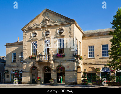 Brunnen-Rathaus und Leichenbeschauer Gericht Wells Somerset England UK GB EU Europa Stockfoto