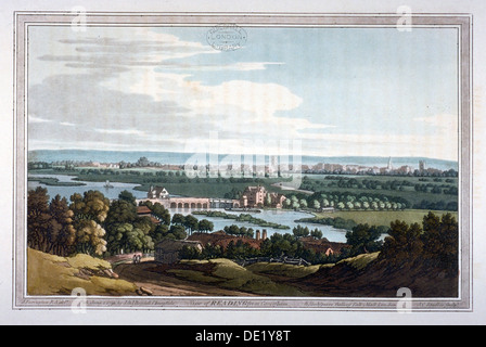 Ansicht des Lesens von Caversham, Berkshire, 1793. Künstler: Joseph Constantine Stadler Stockfoto