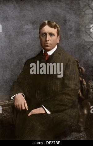 William Randolph Hearst in 1904. Handcolorierte halftone Wiedergabe einer Fotografie Stockfoto