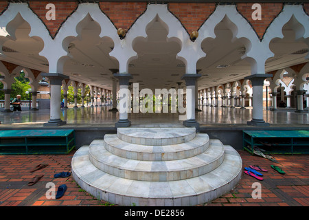 Masjid Jamek Moschee, Kuala Lumpur, Malaysia, Südost-Asien Stockfoto