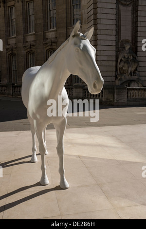 Mark Wallingers Schimmels Londoner Mall Stockfoto