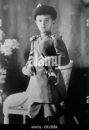 Tsarevich Alexei von Russland, c1910-c1914(?). Künstler: Anon Stockfoto