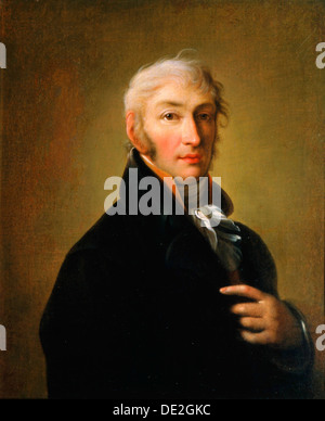 "Portrait der Autor und Historiker Nikolay M Karamzin", 1805. Künstler: Giovanni Battista Ortolani Damon Stockfoto