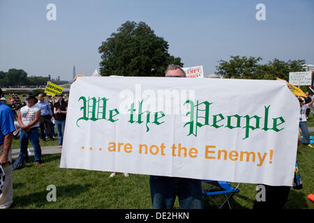 Tea-Party-Aktivisten sammeln auf dem Capitol Hill zum protest gegen ObamaCare - Washington, DC USA Stockfoto