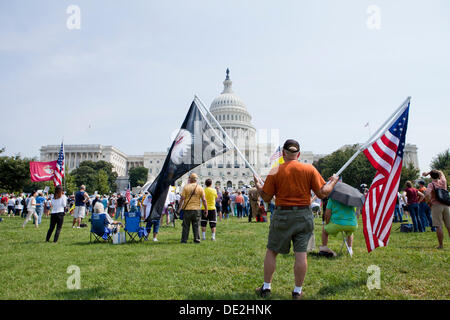 Tea-Party-Aktivisten sammeln auf dem Capitol Hill zum protest gegen ObamaCare - Washington, DC USA Stockfoto