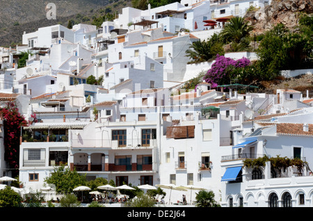 Weiße Stadt von Frigiliana, in der Nähe von Nerja, Spanien Stockfoto