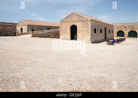 Fortaleza De La Mola, Festung La Mola, Maó, Mahon, Minorca, Balearen, Balearen, Spanien Stockfoto