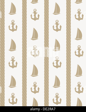 Abstrakte Meer Musterdesign Hintergrund. Vektor-illustration Stockfoto