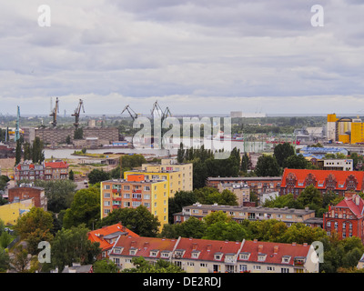 Stocznia Gdanska - Werft in Gdańsk, berühmten Werft in Danzig, wo Solidarnosc-Bewegung geboren wurde, Polen Stockfoto