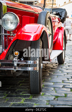 Klassische rote Limousine Oldtimer Stockfoto