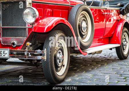 Klassische rote Limousine Oldtimer Stockfoto