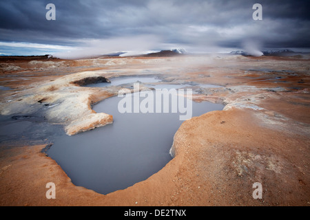 Hverir solfatara, reykjahilid, myvatn, North Island, Island, Europa Stockfoto