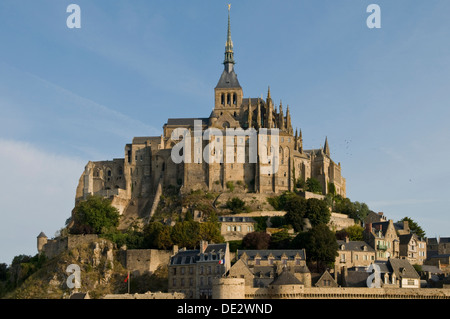 Le Mont Saint Michel, Normandie, Frankreich Stockfoto