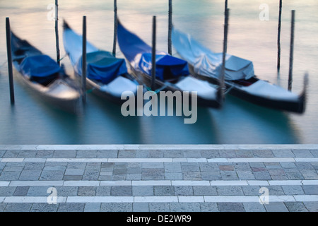 Gondeln auf dem Canal Grande, Canal Grande, Venedig, venezien, Italien Stockfoto